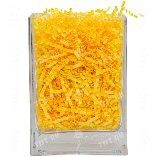 Бумажный наполнитель «Канареечно-желтый», цветная бумага, 1 кг