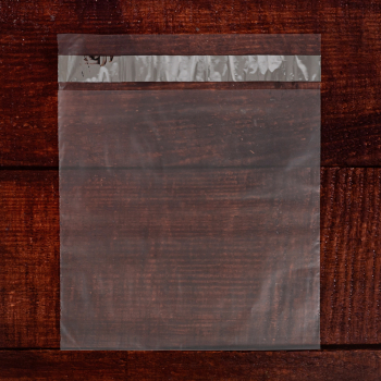 Курьер-пакет прозрачный, без кармана, 300*400+40 мм, 50 мкм, 100 шт.