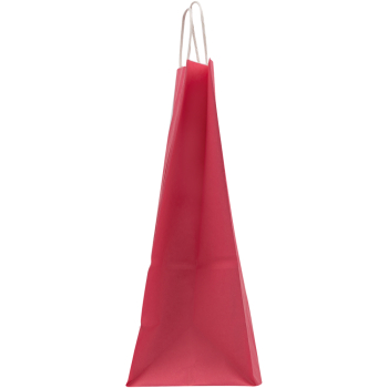 Крафт пакет с крученой ручкой «Розовый», 100 г/м², 32*12*42 см