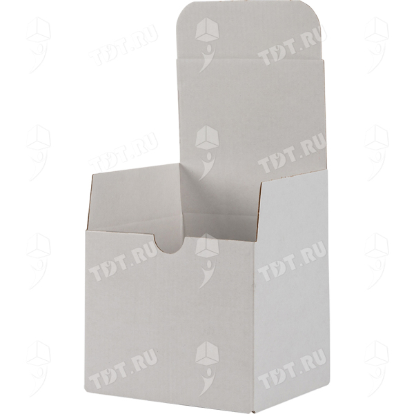 Самосборный картонный короб №241/1, белый, складное дно, 250*90*110 мм, Т-22 Е