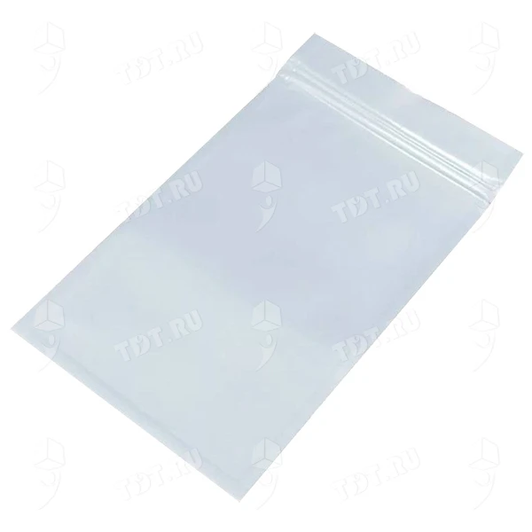 Пакеты Zip Lock, белый/прозрачный, 200*330 мм, 60 мкм, 50 шт.