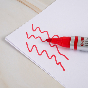 Маркер перманентный Gxin G-110, красный, 2-3 мм, 1 шт.