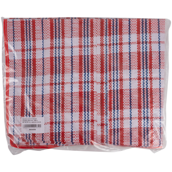 Сумка однослойная хозяйственная, 168 л, 80*35*60 см, красно-синяя