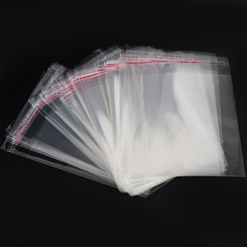 Прозрачный БОПП пакет с клеевым клапаном, 55*45 см, 100 шт.