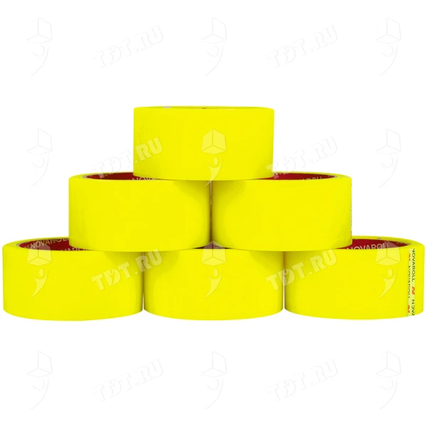 Клейкая лента лимонная Nova Roll ID Tape, 48мм*66м*45мкм