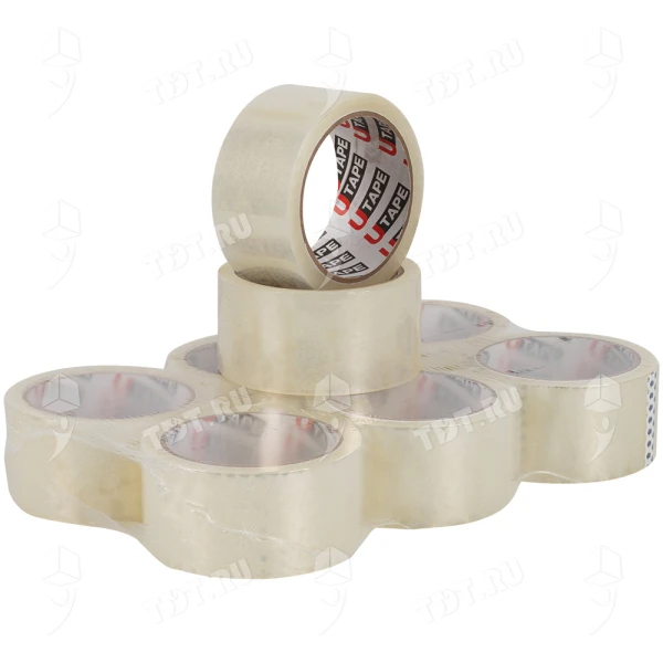 Клейкая лента прозрачная Utape, 48мм*50м*45мкм