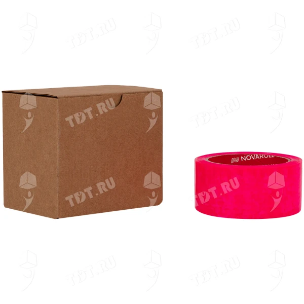 Клейкая лента фуксия Nova Roll ID Tape, 48мм*66м*45мкм