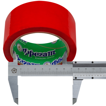 Клейкая лента красная Фрегат, 48мм*66м*43мкм