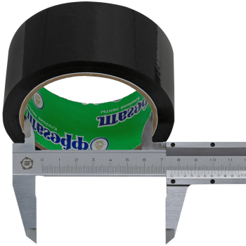 Клейкая лента черная Фрегат, 48мм*66м*43мкм