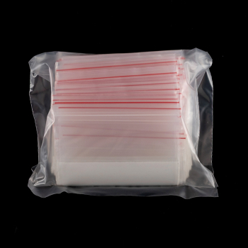 Пакет Zip Lock с полосой для надписи, прозрачный, 100*150 мм, 60 мкм, 100 шт.