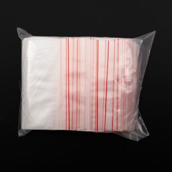Пакет Zip Lock с полосой для надписи, прозрачный, 120*180 мм, 60 мкм, 100 шт.