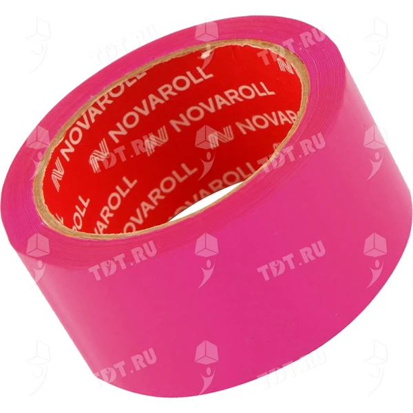 Клейкая лента фуксия Nova Roll ID Tape, 48мм*66м*45мкм