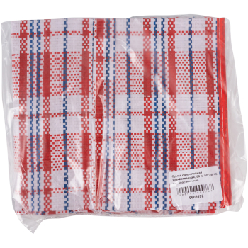 Сумка однослойная хозяйственная, 56 л, 50*25*45 см, красно-синяя