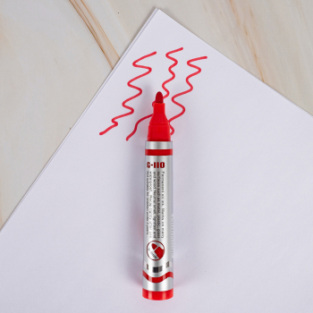 Маркер перманентный Gxin G-110, красный, 2-3 мм, 1 шт.