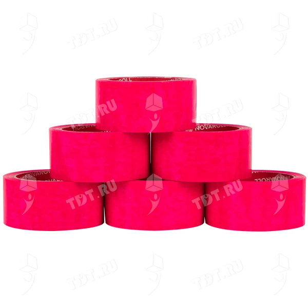 Клейкая лента фуксия Nova Roll ID Tape, 48мм*66м*45мкм