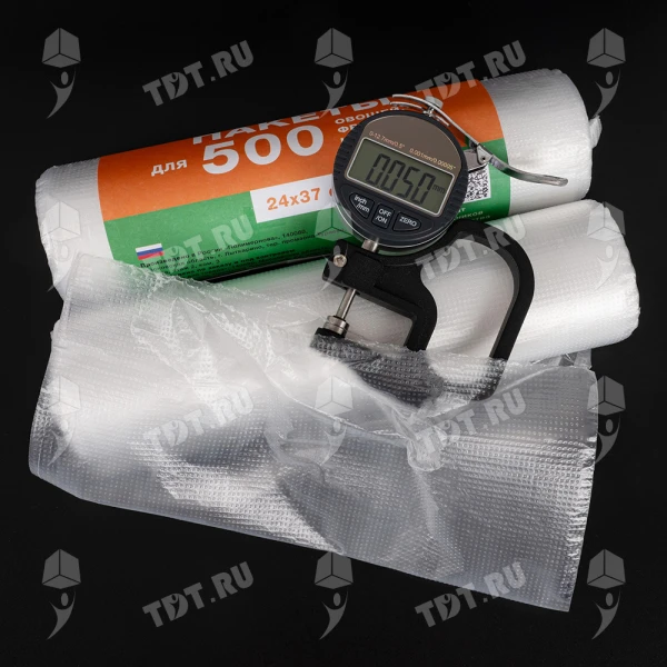 Пакеты фасовочные ПНД в рулоне, 24*37см, 50 мкм, 150 шт.