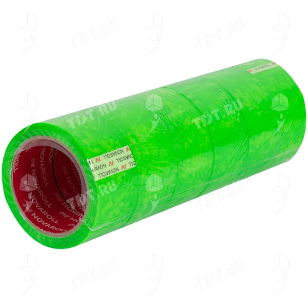Клейкая лента зеленая Nova Roll ID Tape, 48мм*66м*45мкм