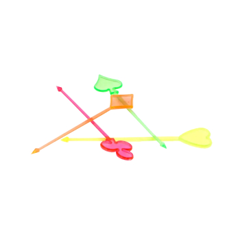 Декоративные пластиковые пики «Карты», 90 мм, 400 шт.