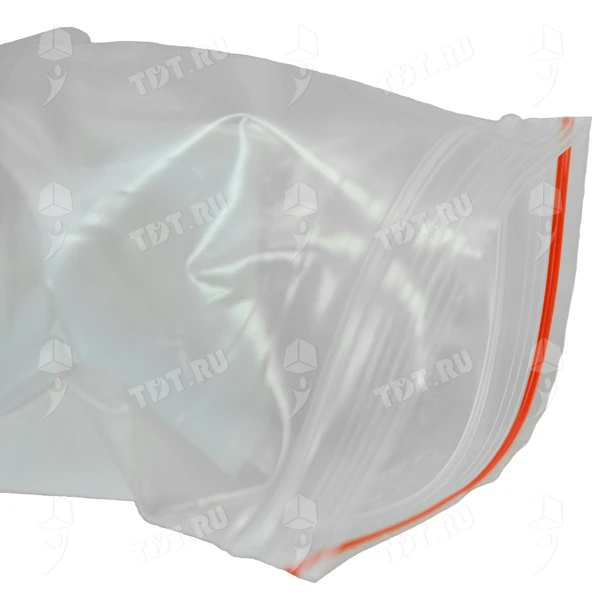 Пакеты Zip Lock с полосой для надписи, 70*100 мм, 60 мкм, 100 шт.