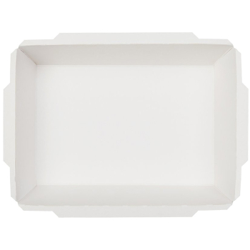 Контейнер «Crystal Box» с прозрачной крышкой, белый, 500 мл, 165*120*45 мм, 50 шт.