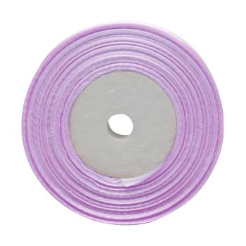 Атласная лента, светло-сиреневая, 25мм*23м