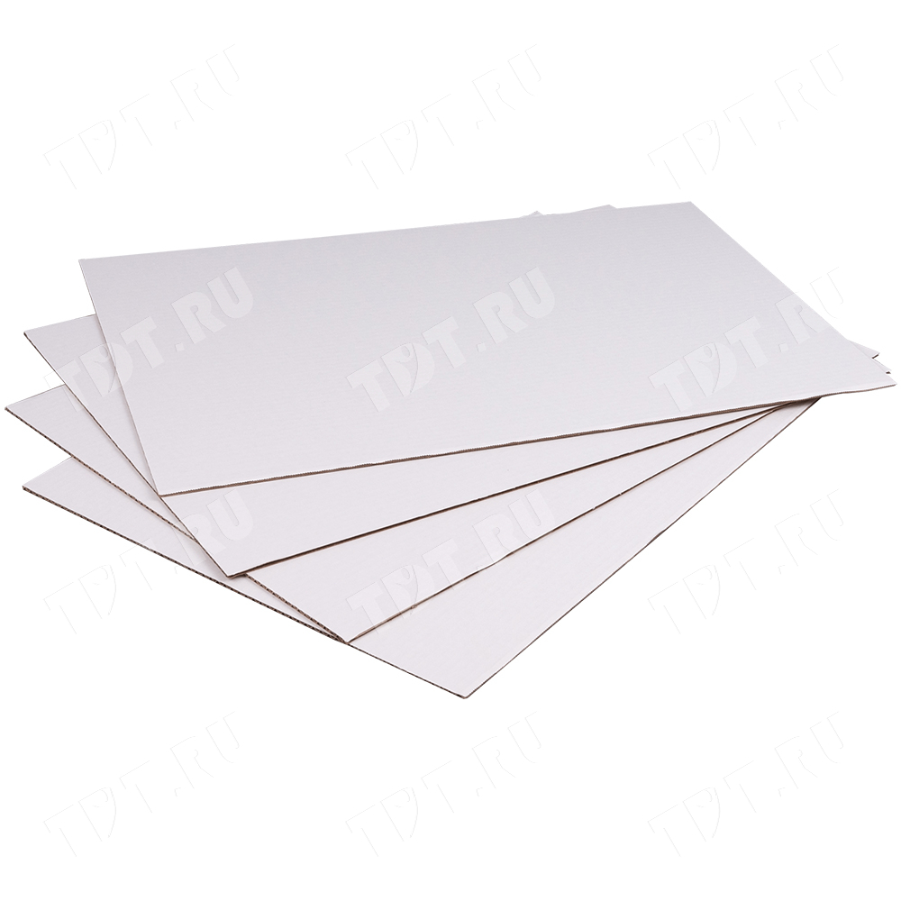 Лист гофрокартона Т23, бело-бурый, 1200*2060 мм