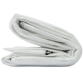 Армированный тент с люверсами, белый, 120 г/м², 270 мкм, 4*6 м