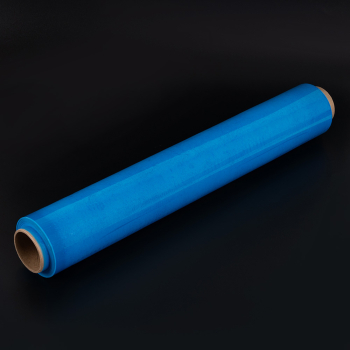 Стрейч пленка «Лазурный берег», сине-голубая, 500 мм, 20 мкм, 1.15 кг, 1 сорт