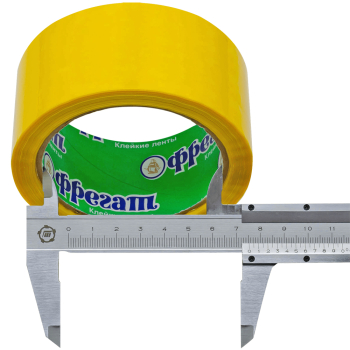 Клейкая лента желтая Фрегат, 48мм*66м*43мкм