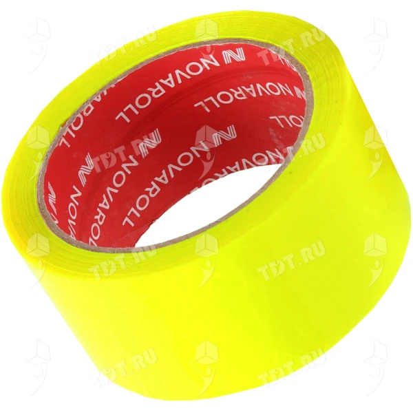 Клейкая лента лимонная Nova Roll ID Tape, 48мм*66м*45мкм
