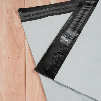 Курьер-пакет белый без печати, с карманом, 240*320+40 мм, 50 мкм, 100 шт.