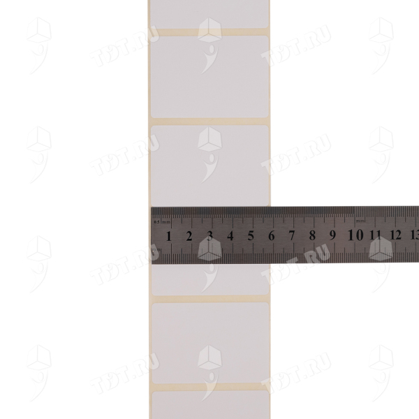 Термотрансферные этикетки ПЛГ 58*40 мм, втулка 40 мм, 550 шт./рол.