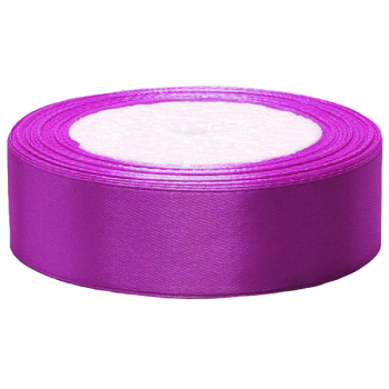 Атласная лента, фиолетовая, 25мм*23м