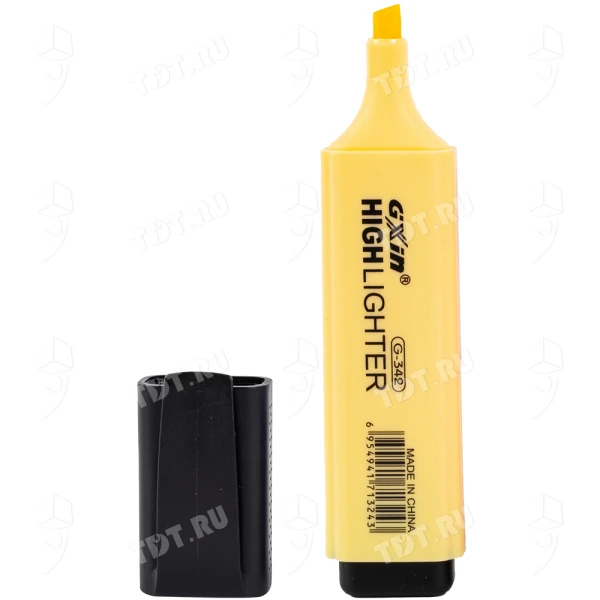 Текстовыделитель Gxin Highlighter G-342, набор 6 пастель-цветов, 2-5 мм, 6 шт./уп.