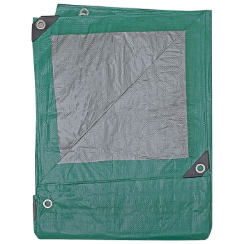 Защитный тент «Тарпаулин®» с люверсами зеленый, 3*4 м, 120 г/м²