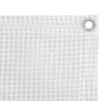 Армированный тент с люверсами, белый, 120 г/м², 270 мкм, 2*3 м