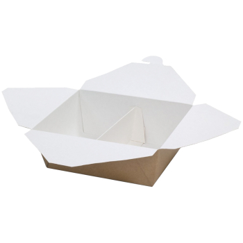 Контейнер с клапанами «Fold Box», крафт, 1400 мл, 176*150*65 мм, 45 шт.