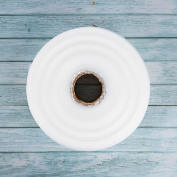 Рукав ПВД прозрачный, 40 см, 80 мкм, 168 м, 10 кг