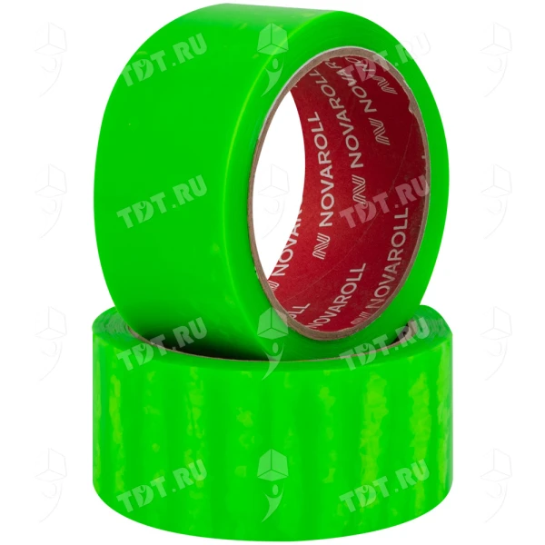 Клейкая лента зеленая Nova Roll ID Tape, 48мм*66м*45мкм