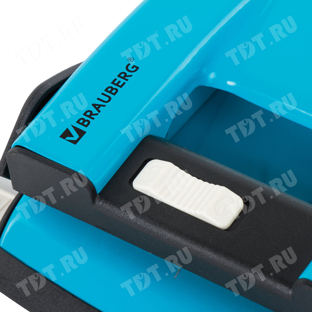 Металлический дырокол Brauberg «ULTRA», на 20 листов, 118*113*90 мм