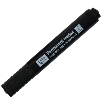Маркер перманентный OfficeSpace «8004А», черный, 3 мм