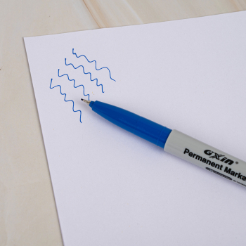 Маркер перманентный Gxin G-104900, синий, 0.5 мм, 1 шт.