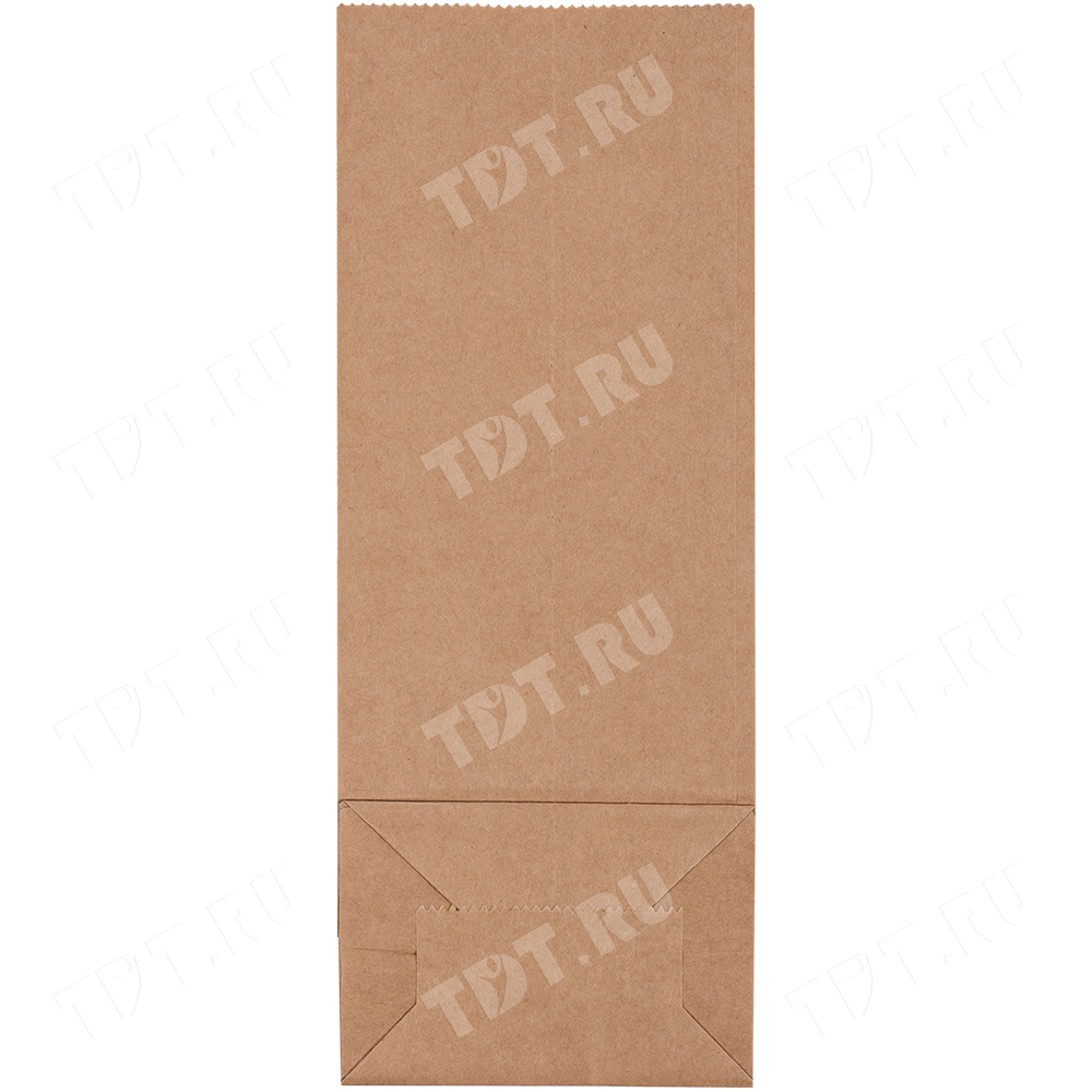 Крафт пакет без ручек, 70 г/м², 10*7*33 см