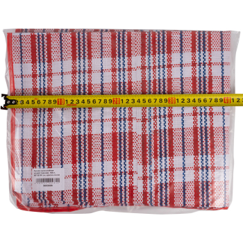 Сумка однослойная хозяйственная, 168 л, 80*35*60 см, красно-синяя