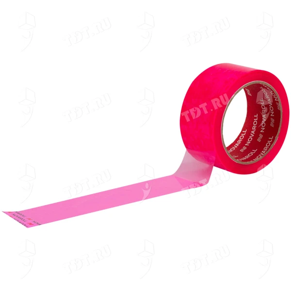 Клейкая лента фуксия Nova Roll ID Tape, 48мм*66м*45мкм