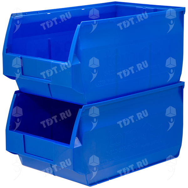 Ящик для склада Venezia PP, синий, 500*310*250 мм