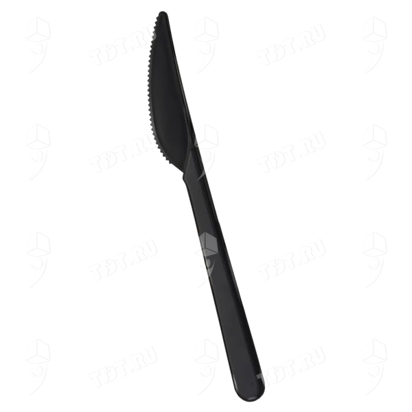 Пластиковые ножи Премиум, черные, 50 шт.