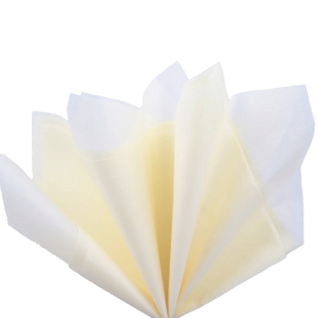 Бумага тишью для упаковки, кремовая, 50*66 см, 20 г/м², 10 листов