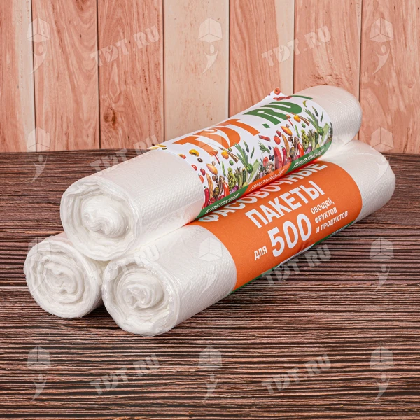 Пакеты фасовочные ПНД в рулоне, 30*40см, 30 мкм, 160 шт.