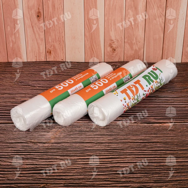 Пакеты фасовочные ПНД в рулоне, 30*40см, 30 мкм, 160 шт.